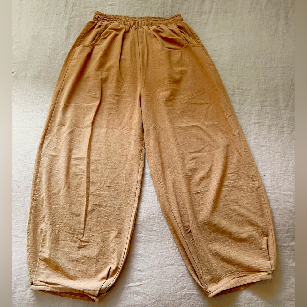 Custom made linen/cotton pants